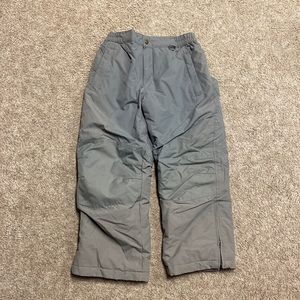 Lands End Snowboard Pants Gray Kids Youth size 8 Husky